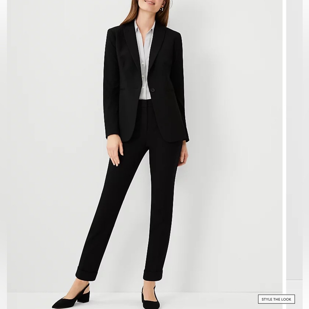 Ann Taylor The High Rise Audrey Pant Classic Black Women's Trousers Size 4 NWTS